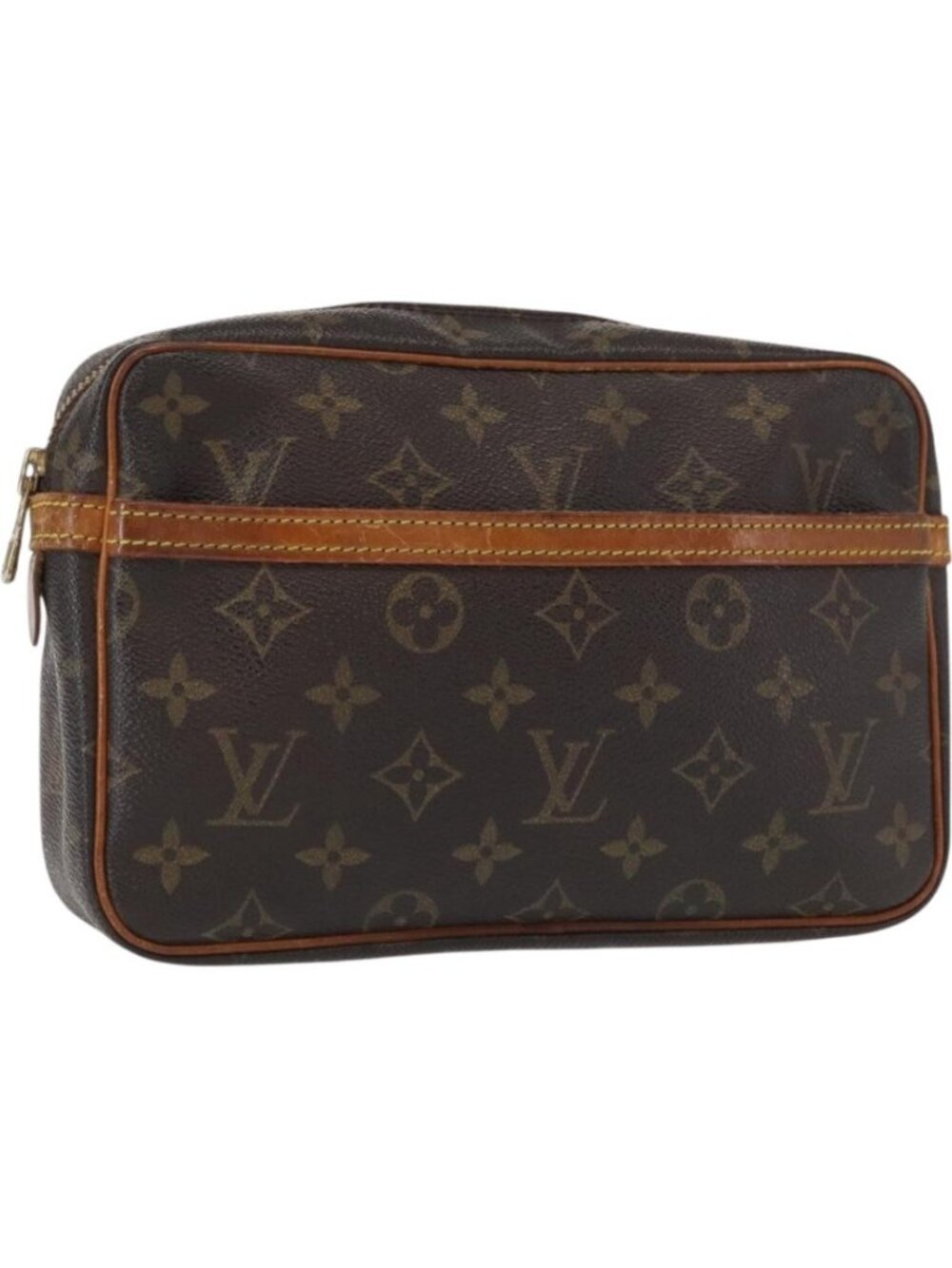 LOUIS VUITTON Monogram Compiegne 23 Clutch Bag M51847
